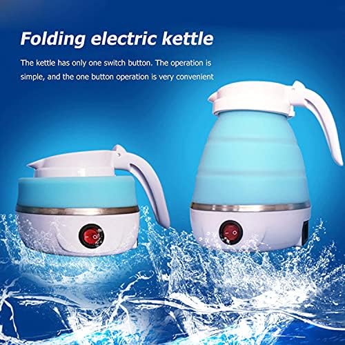 Food Grade Silicone Travel Foldable Electric Kettle Boil